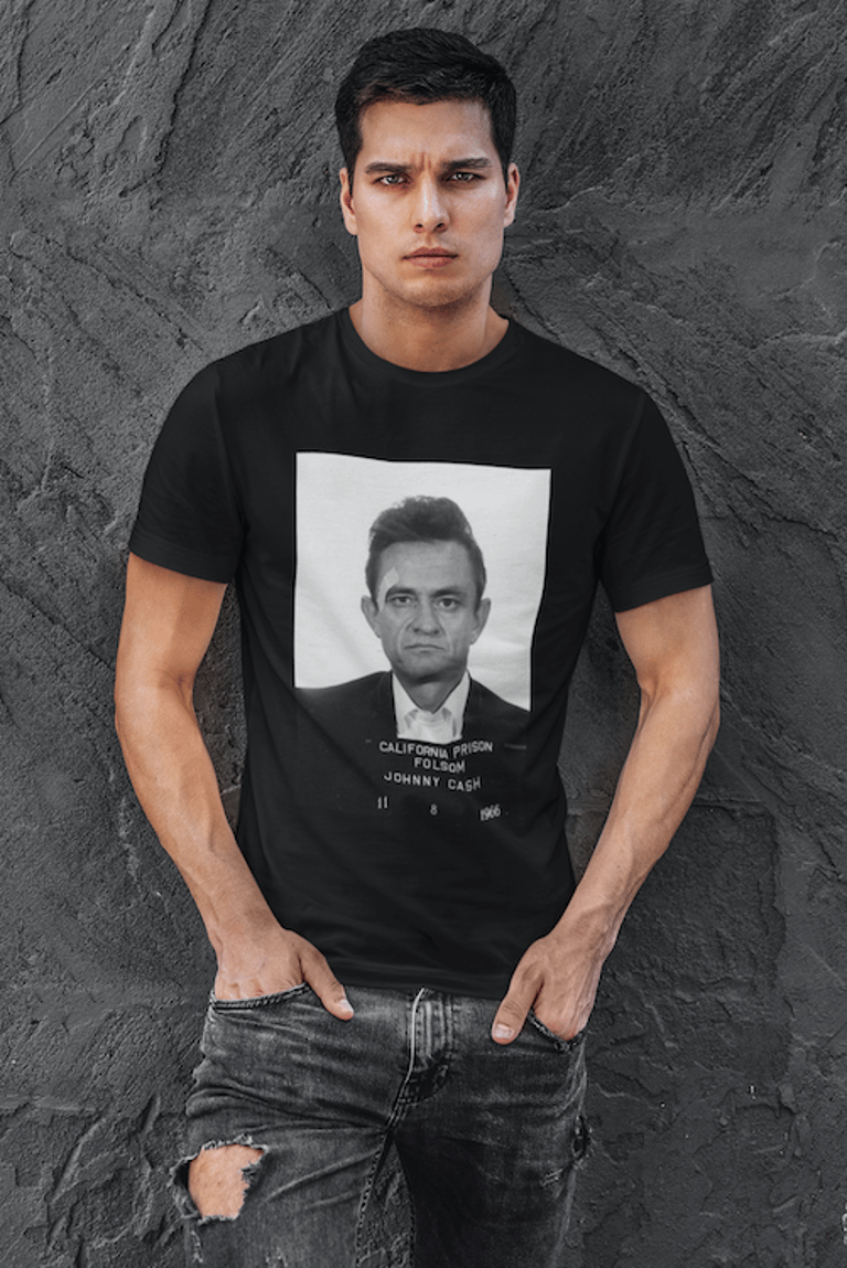 Johnny Cash Mugshot T-Shirt