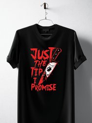 Just The Tip Horror T-Shirt - Black