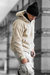 Loose Zipper Polyester Pocket Hoodie