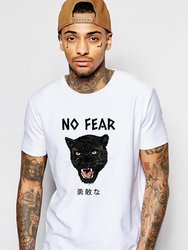 No Fear Japanese Panther T-Shirt - Silver