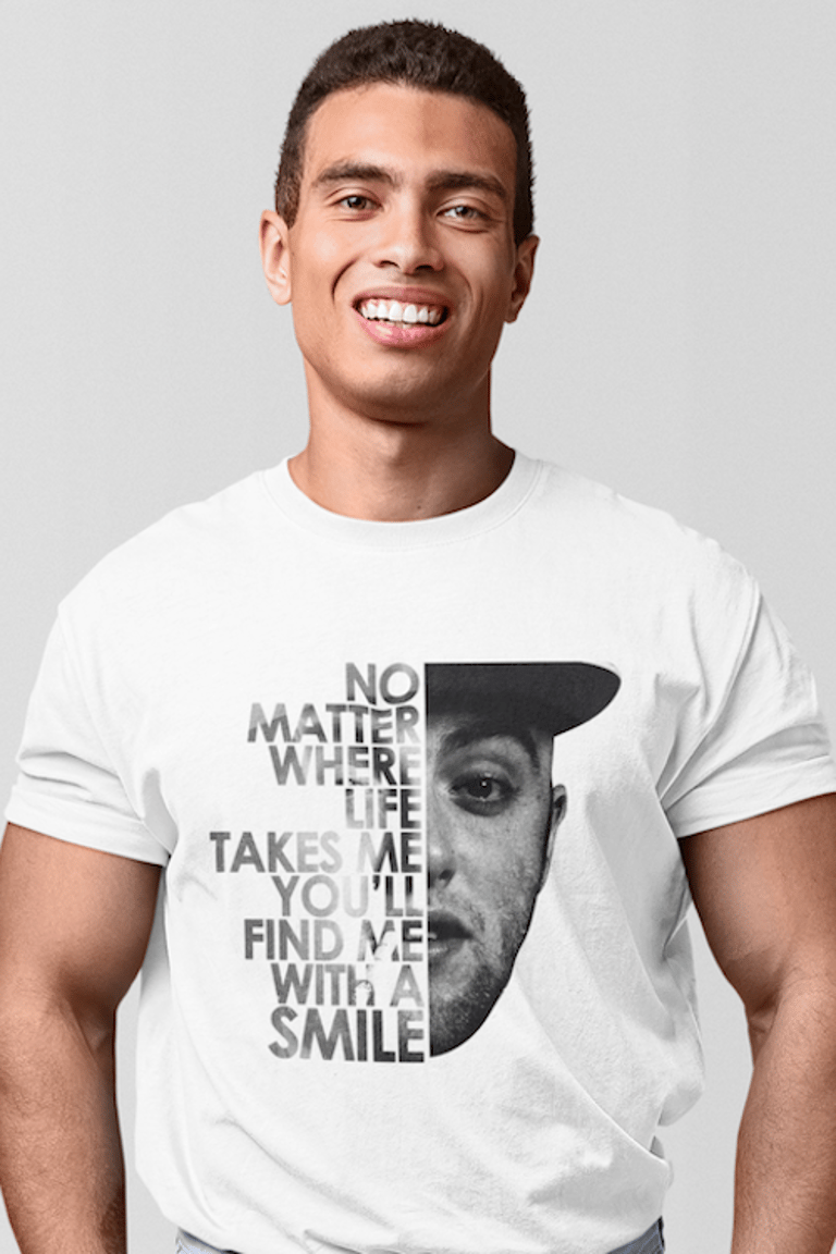 No Matter Where Life Takes Me You'll Find Me With A Smile T-Shirt