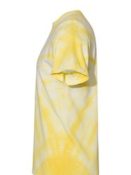 Pale Yellow Tie Dye T-Shirt