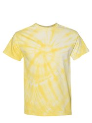 Pale Yellow Tie Dye T-Shirt - Pale Yellow Tie Dye