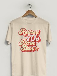 Retired 70's Pornstar Retro T-Shirt - Cream