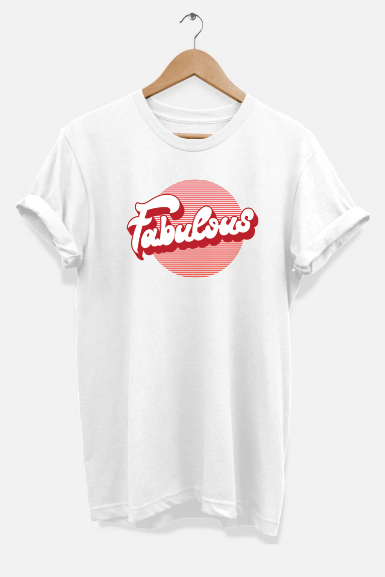 Retro Fabulous T-Shirt - White