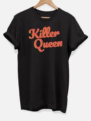Retro Killer Queen T-Shirt - Black
