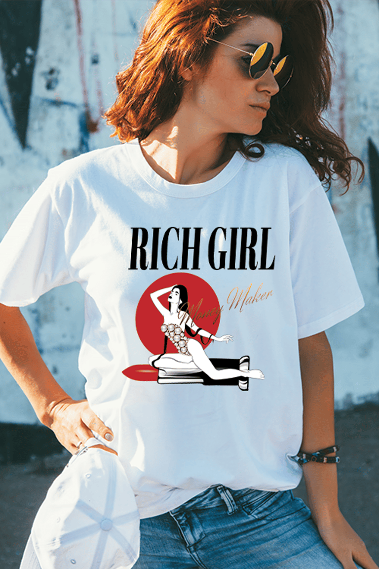Rich Girl Money Maker T-Shirt