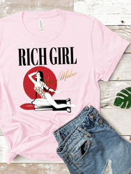 Rich Girl Money Maker T-Shirt - Pink