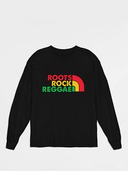 Roots Rock Reggae Long Sleeve T-shirt - Black