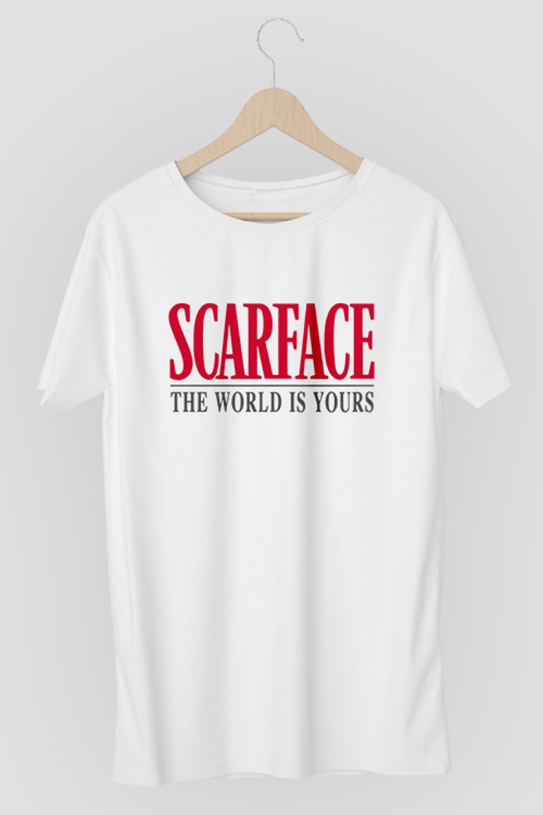 Scarface The World Is Yours T-Shirt - White