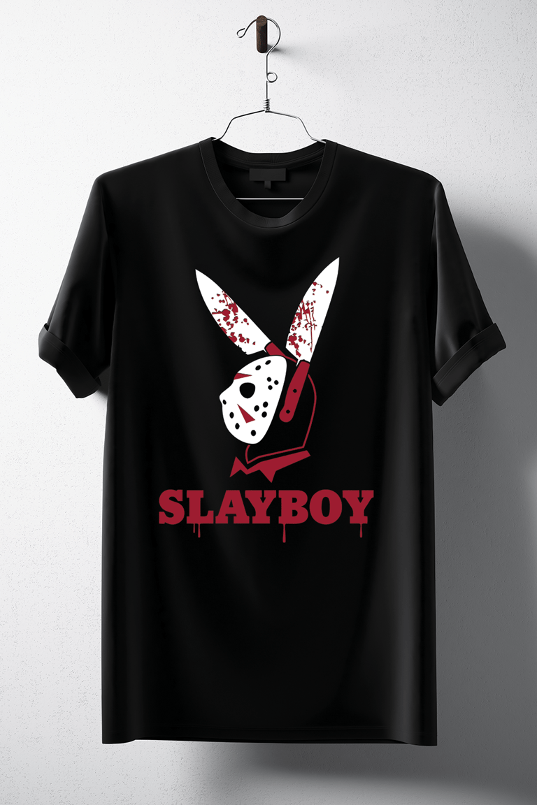 Slay Boy Horror T-Shirt - Black