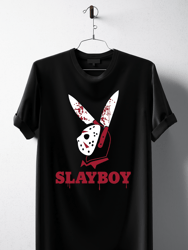 Slay Boy Horror T-Shirt - Black