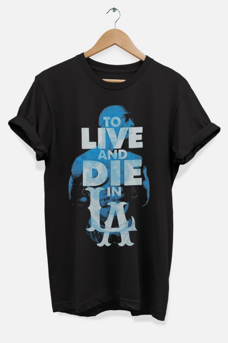 To Live And Die In La T-shirt - Black