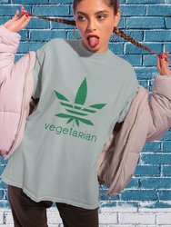 Vegetarian Weed Leaf Tee