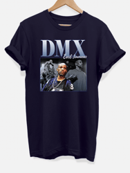 Vintage DMX 90's Style T-Shirt - Navy