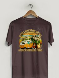 Vintage National Park Traveler T-Shirt - Brown