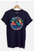 Vintage Surfing Quote T-Shirt - Navy