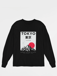 Vintage Tokyo Long Sleeve - Black