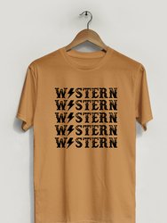 Vintage Western T-Shirt - Toast