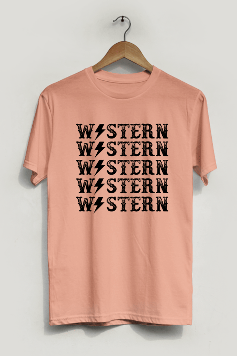 Vintage Western T-Shirt - Sunset