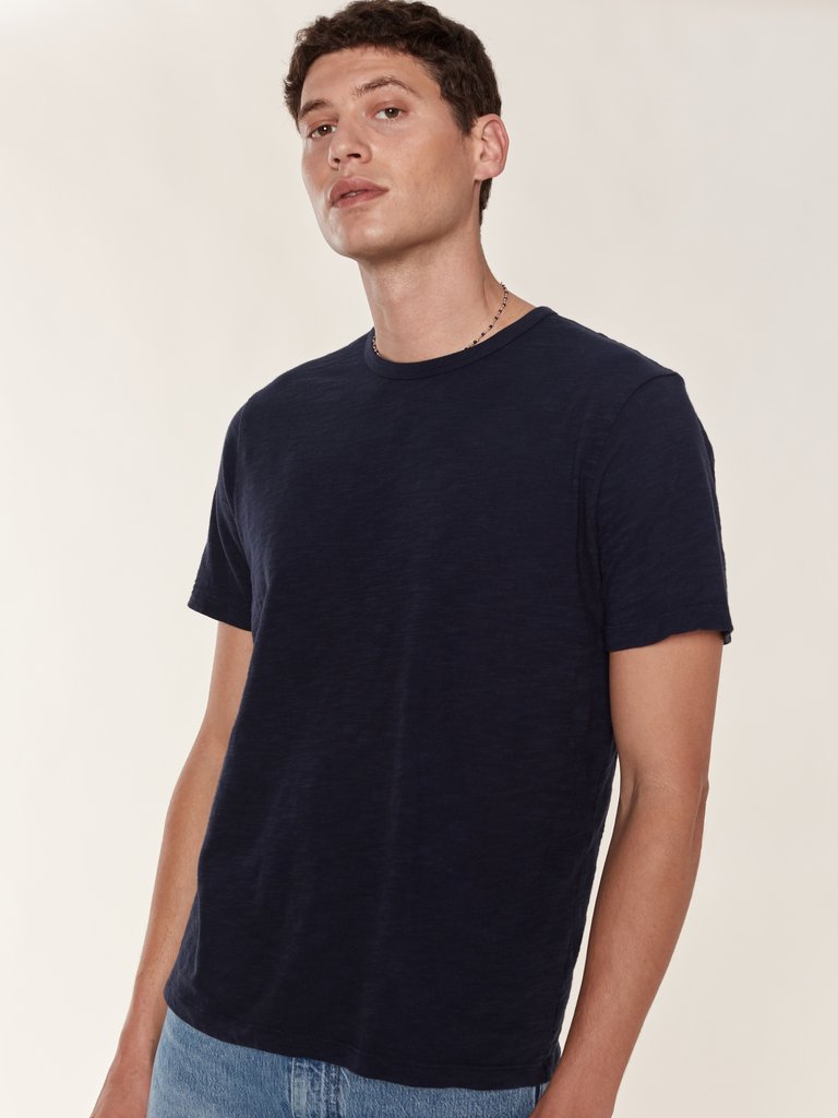 Slub Jersey T-Shirt - Navy