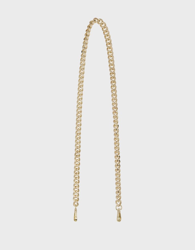 Brass Thick Gold Crossbody Strap - Gold