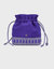 Lavinia Bucket Bag - Lavender Suede