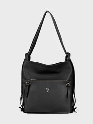 Liber Backpack & Shoulder Bag - Black