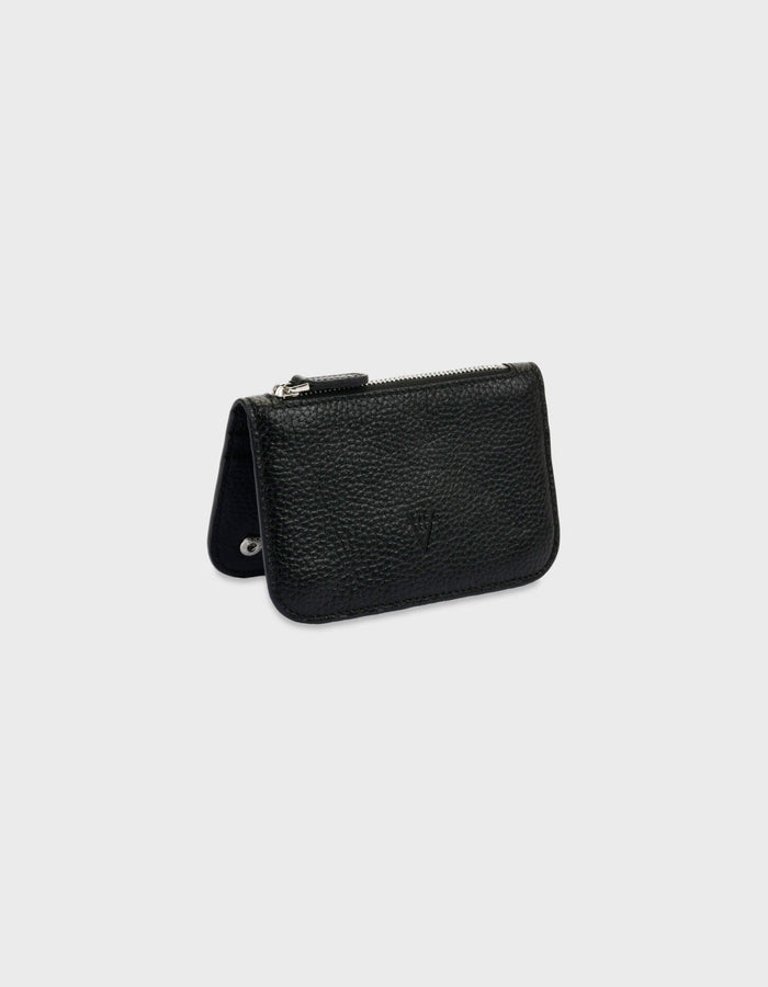 Hiva Atelier Black Alae Coin Purse & Card Holder | Verishop