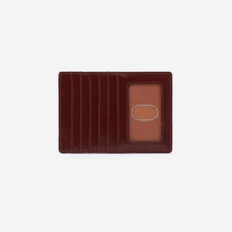 Euro Slide Card Case In Chocolate - Chocolate