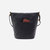 Fern Bucket Crossbody In Pebbled Leather In Black