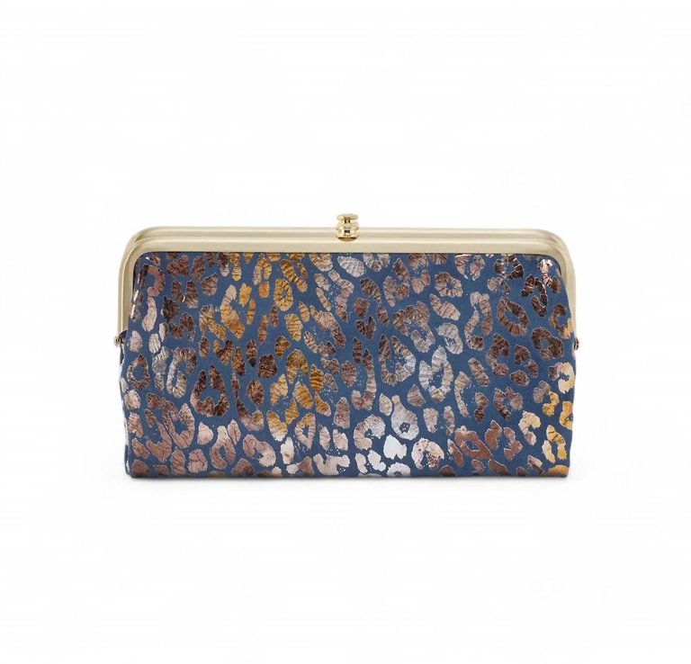 Lauren Clutch Wallet In Azure - Azure