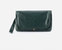 Lauren Wristlet In Polished Leather In Sage Leaf