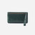 Lauren Wristlet In Polished Leather In Sage Leaf