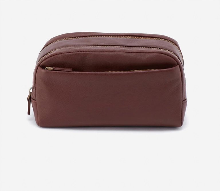 Mens Travel Kit In Brown - Brown