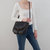 Women's Fern Foldover Messenger Bag In Black