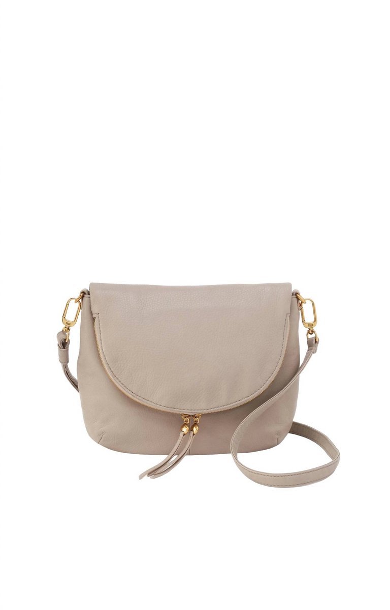 Women's Fern Foldover Messenger Bag In Taupe - Taupe