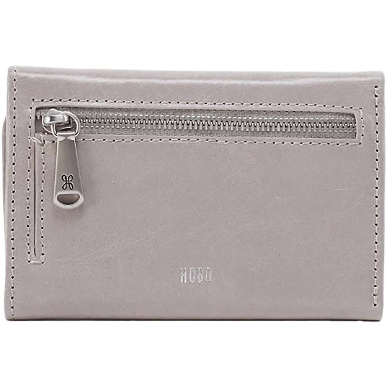 Women's Jill Tri-Fold Wallet In Light Grey