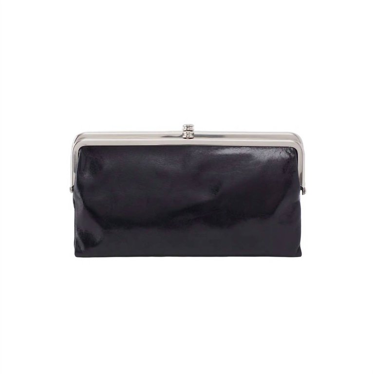 Women's Lauren Clutch Wallet In Black - Black