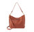 Women's Pier Convertible Shoulder Bag In Cognac Soft Leather