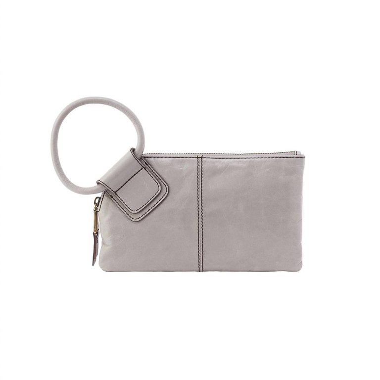 Women's Sable Clutch In Light Grey - Light Grey