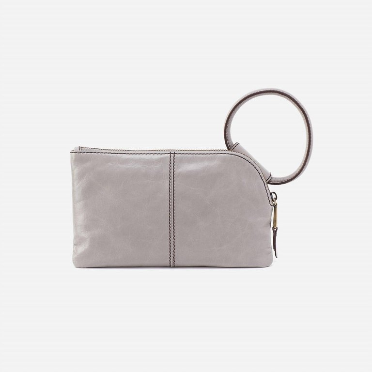 Women's Sable Clutch In Light Grey