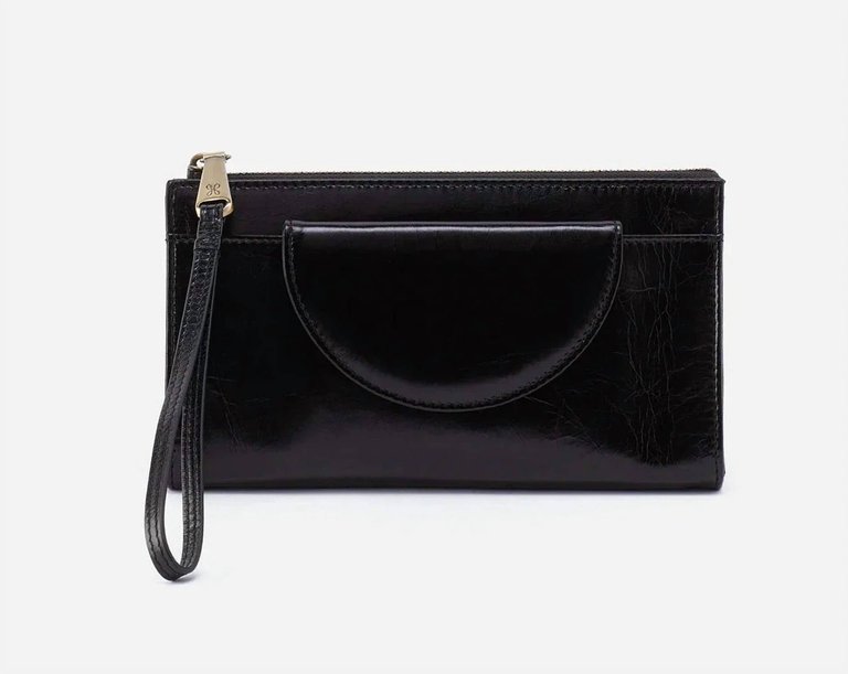 Women's Zenith Wristlet In Black - Black