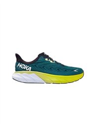 Men's Arahi 6 Running Shoes - Wide - Green - Green