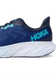 Men's Arahi 6 Wide Running Shoes In Outer Space/Bellwether Blue - Outer Space/Bellwether Blue