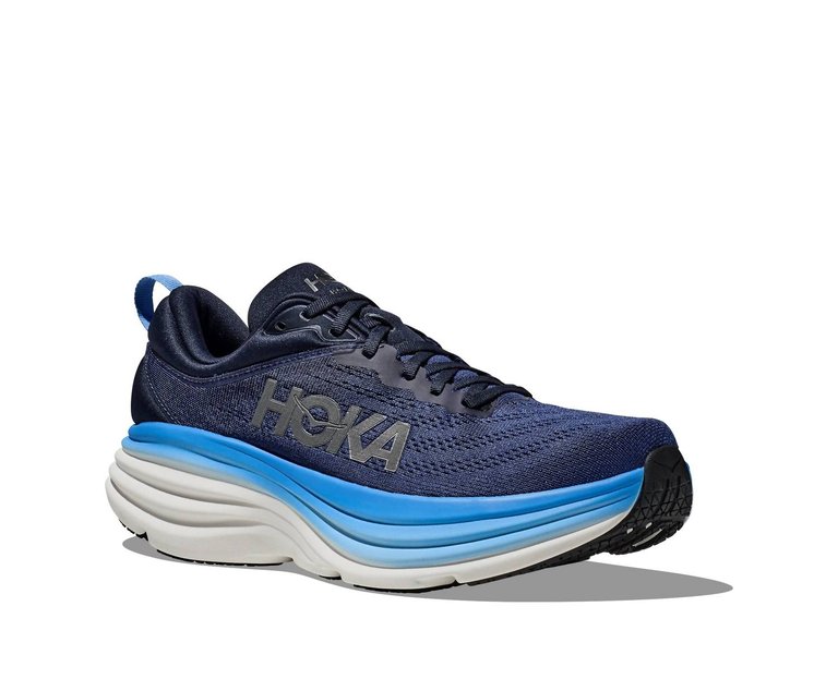 Men's Bondi 8 Running Shoes In Outer Space/all Aboard