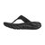 Women's Ora Recovery Flip Flop In Black/Dark Gull/Gray