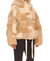 Sherpa Down Puffer Jacket In Natural Mix