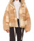 Sherpa Down Puffer Jacket In Natural Mix - Natural Mix