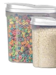 3 Piece Plastic Cereal Containers
